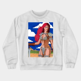 Red Sonja Illustration Crewneck Sweatshirt